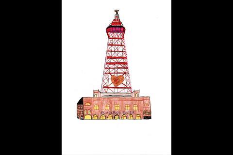Blackpool Tower by Amberley Allen